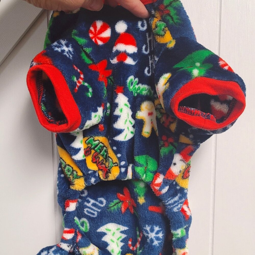 Frisco Cozy Christmas Doggie Pajamas Size Small
